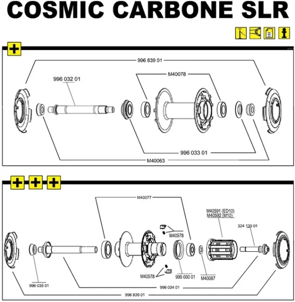 Mavic Cosmic Carbone SLR Vorderradachse 1
