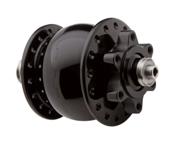 Schmidt SON 28 Nabendynamo Disc 6 Loch Schwarz Eloxiert 32 Loch 1