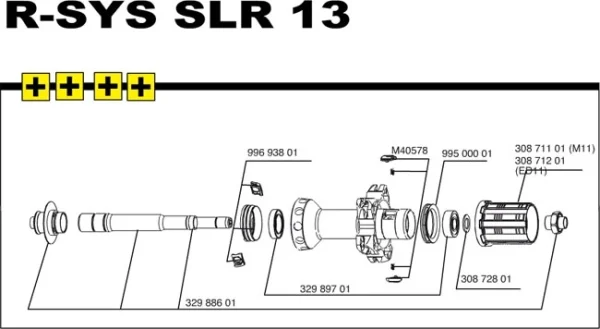 Mavic R-SYS SLR Hinterrad Nabenlager 2 Stueck 1