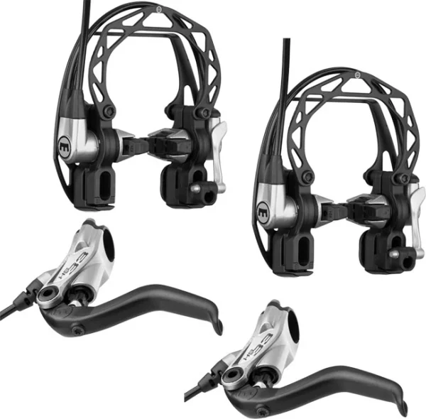 Magura HS33 R Bremsensatz 2 Finger Hebel Silber 1