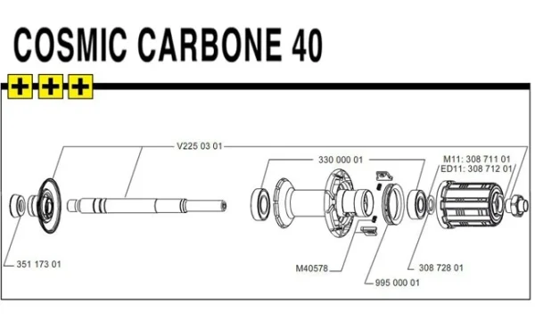 Mavic Lagersatz Hinterrad Type 609+6901 Ab 2013 3