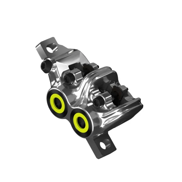 Magura MT7 Disc Bremssattel Anthrazid-neon-gelb Mit Belagen 1