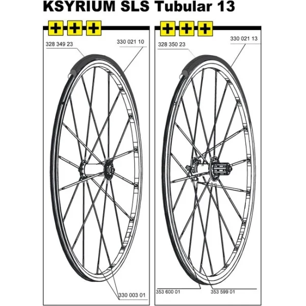 Mavic Ksyrium SLS Ersatzspeiche Hinterrad Tubular 277 Mm Rechts Modell 2013 1