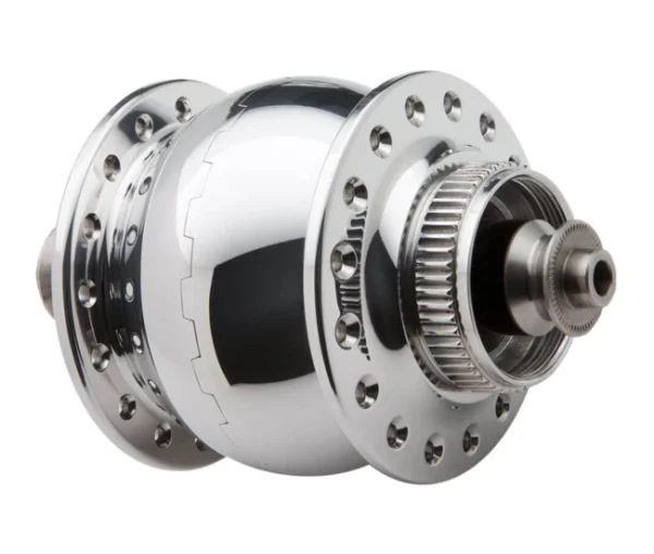 Schmidt SON 28 Nabendynamo Disc Centerlock Silber Poliert 32 Loch 1