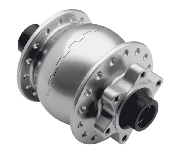 Schmidt SON 28 /15 Nabendynamo Disc 6 Loch Silber Eloxiert 36 Loch 1