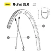 Mavic R-SYS SLR Speiche Carbon Hinterrad Links Clincher 282,7 Mm Nippel Schwarz Modell 2015 7