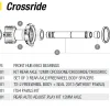Mavic Crossride Verschraubungskit Links TS2 Hinterrad Nr 10 5
