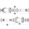Mavic Ersatzteil Fuer Road VR Nabe Disc Centerlock – Achse Nr 5 Modell 2016-18 5