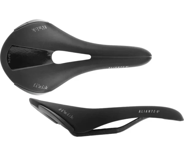 Fizik Aliante R1 Open Sattel Large Carbon Braided Schwarz 1