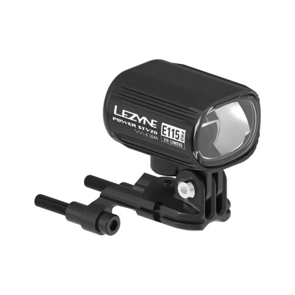Lezyne EBIKE Power Pro E115 Frontlampe STVZO LED 310 Lumen Farbe Schwarz 1