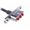 Supernova E3 Tail Light 2 Ruecklicht LED 6V Gepaecktraeger Montage Kabelabgang 0 Grad Silber 5
