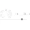 Mavic Deemax Pro Hinterrad Achs-Kit Boost 148 Mm 7