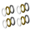 Magura MT Disc 4 Kolben Bremsssattel | Blenden-Kit Weiss – Gold – Silber 7