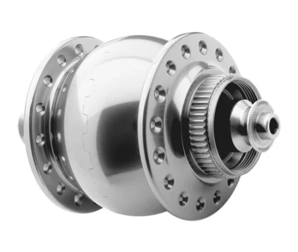 Schmidt SON 28 Nabendynamo Disc Centerlock Silber Eloxiert 36 Loch 1