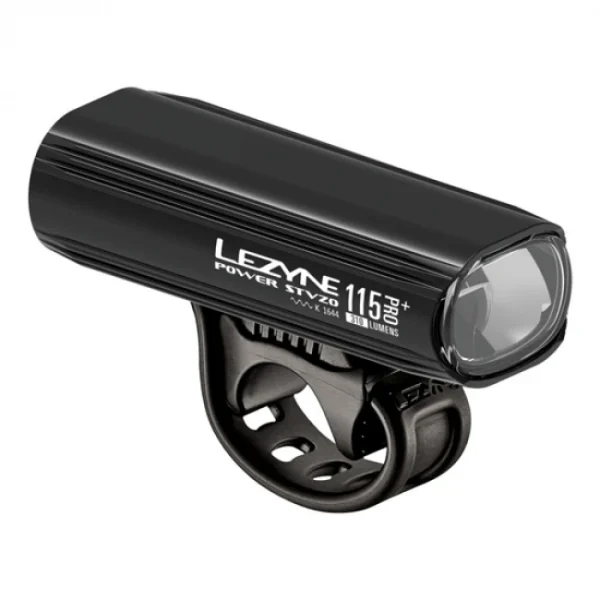 Lezyne Power Pro Frontlampe LED 115+ STVZO Vorderlicht Schwarz 1