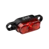 Schmidts SON Gepaecktraeger Ruecklicht 190cm Kabel Farbe Schwarz Glas Rot 7