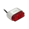 Schmidts SON Ruecklicht Schutzblech Ohne Kabel Enges Profil Farbe Silber Glas Rot 7