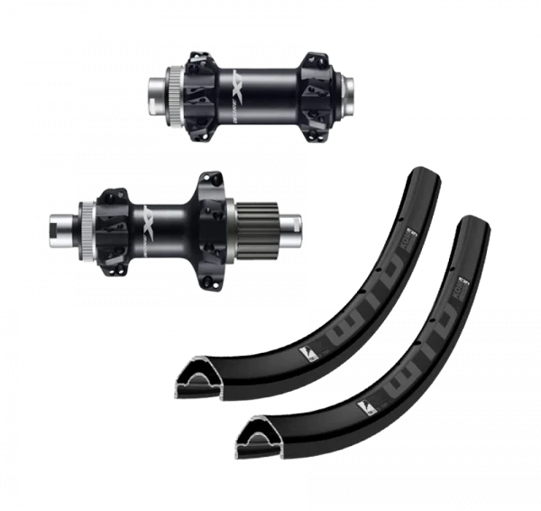 Laufradsatz 29 Zoll Shimano XT M8110 Straightpull Boost Naben Rotor Micro Spline + WTB KOM Light TCS Felgen 1