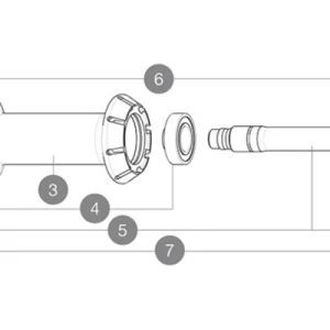 Mavic UB Vorderrad Nabe Ersatzteil | Endanschlaege Rechts Und Links 6